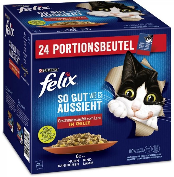 Felix SGWEA Geschmacksvielfalt vom Land in Gelee 24x85g