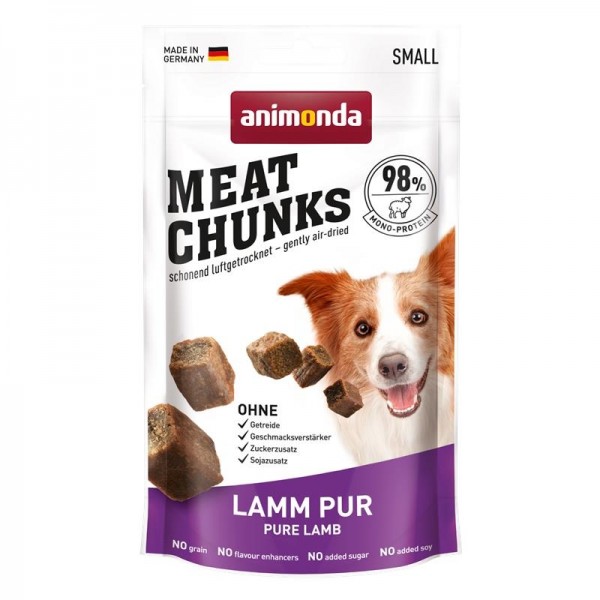 Animonda Meat Chunks Lamm pur - 60g Frischebeutel