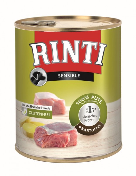 Rinti Sensible Pute & Kartoffeln 800g