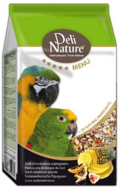 Beduco Deli Nature Vögel 5*-Menü SÜDAMERIKANISCHE PAPAGEIEN 800g