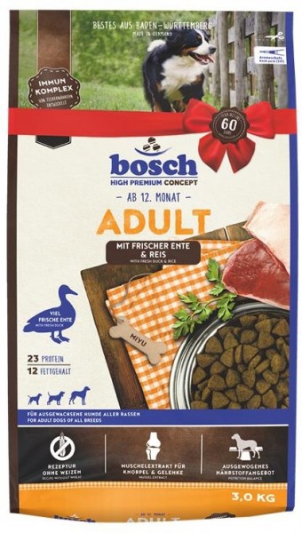 Bosch Adult Ente & Reis 3 kg