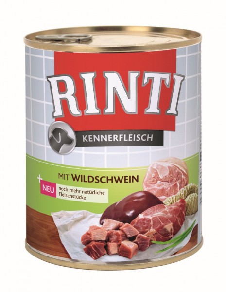 Rinti Pur Kennerfleisch Wildschwein 800g