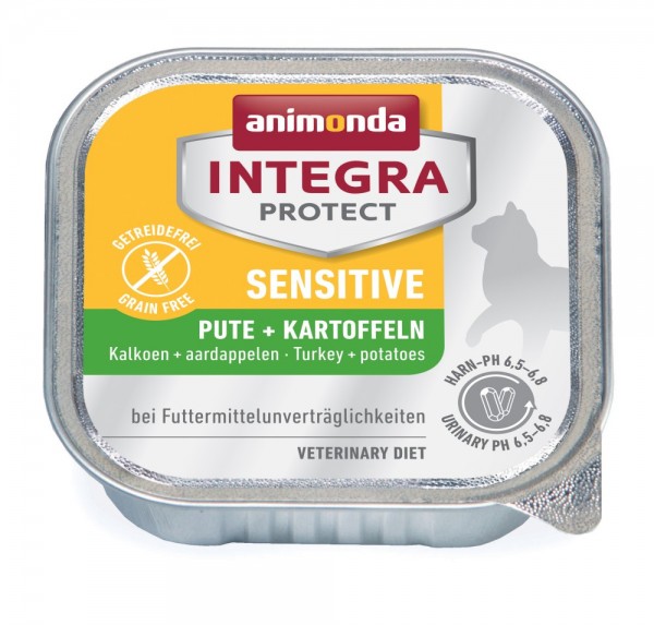 Animonda Integra Protect Cat - Schale Sensitiv mit Pute & Kartoffel 100g