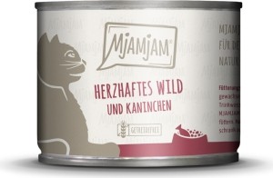 MjAMjAM - Katze herzhaftes Wild & Kaninchen 200g Dose