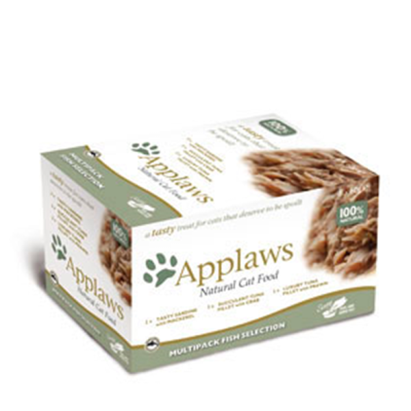 Applaws Cat Schale Multipack Fisch Selection 8x60g