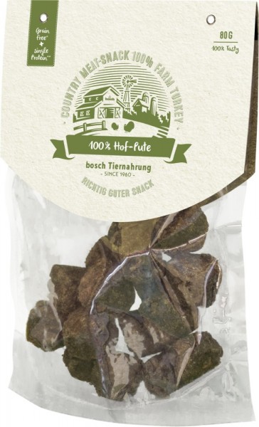 *** Bosch FSC Country Meat-Snack 100% Hof-Pute 80g [*** AUSLAUFARTIKEL]