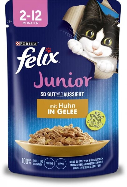 Felix So gut wie es aussieht Junior mit Huhn 85g