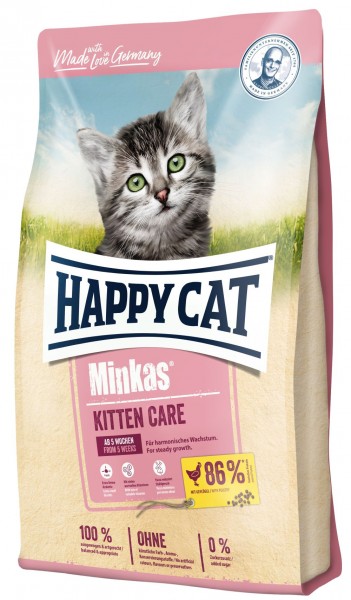 Happy Cat Minkas Kitten Care Geflügel 10kg