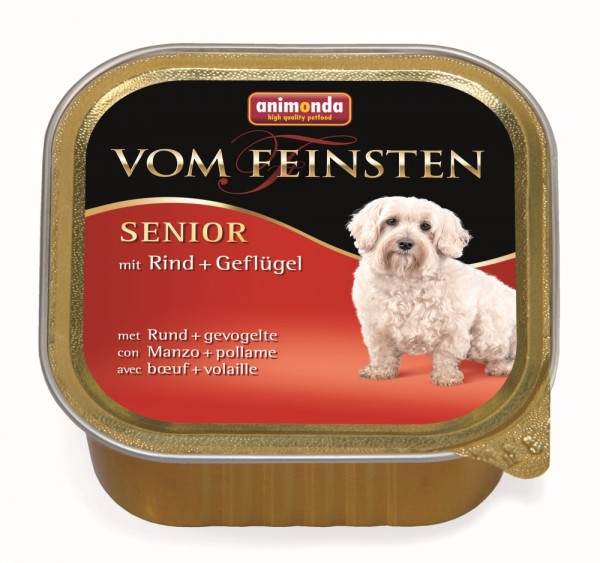 Animonda vom Feinsten Senior Rind & Geflügel - 150g Schale