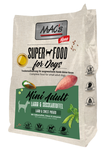 MACs DOG - Mono Mini Adult Lamm 3kg