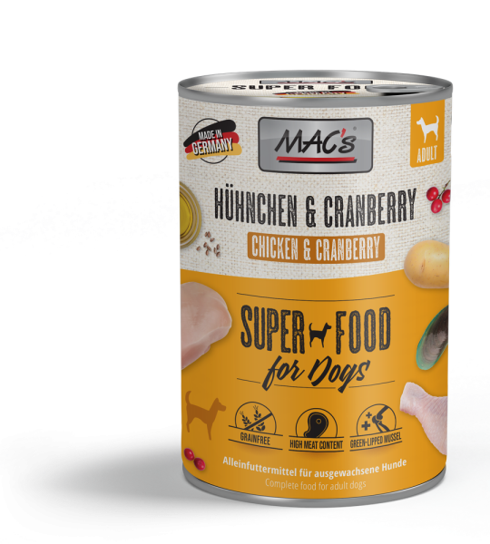 MACs DOG - Hühnchen & Cranberry 400g