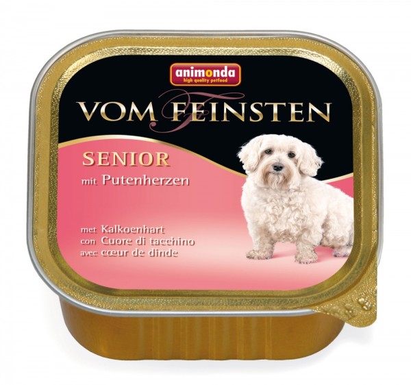 Animonda Vom Feinsten Dog - Schale Senior Putenherz 150g
