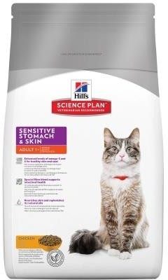 Hills Science Plan Katze Adult Sensitive Stomach & Skin - 1,5kg Beutel