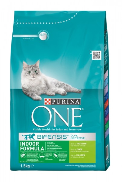 Purina ONE BIFENSIS Indoor reich an Truthahn 1,5kg