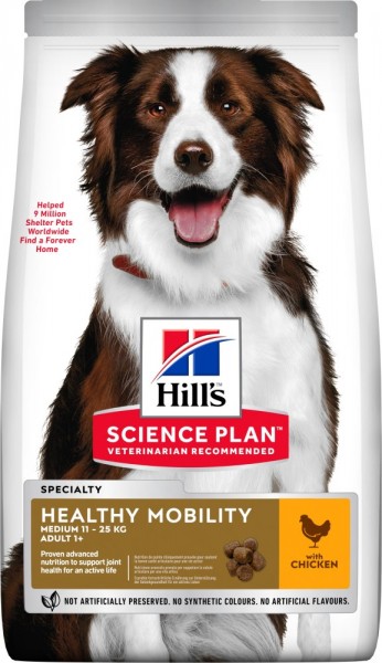 Hills Science Plan Hund Adult Healthy Mobility Medium Huhn - 14kg Sack