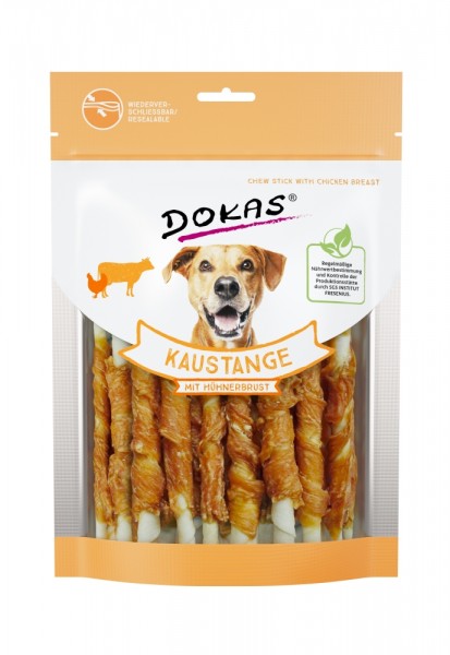 Dokas Hunde Snack Kaustange mit Hühnerbrustfilet 200 g