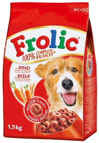 Frolic Complete mit Rind, Karotten und Getreide 1,5kg