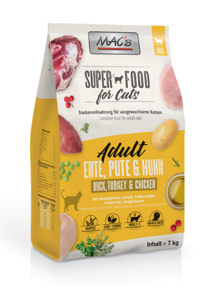MACs CAT - Adult Ente, Pute & Huhn 7kg