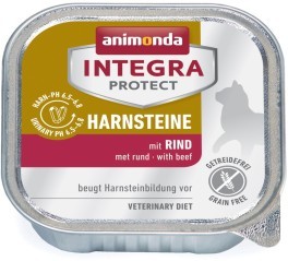 *** Animonda Cat Schale Integra Protect Harnsteine mit Rind 100g [*** AUSLAUFARTIKEL]