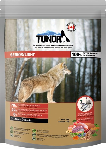 Tundra Senior-Light St. James Pute & Ente - 750g Beutel