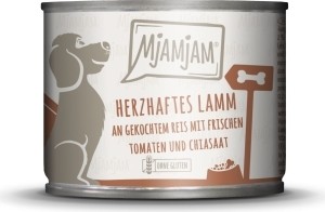 MjAMjAM - Hund herzhaftes Lamm an gekochtem Reis mit fris