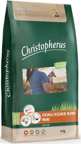 Allco Christopherus Erwachsener kleiner Hund Geflügel,Lamm, Ei & Reis - 4kg Beutel