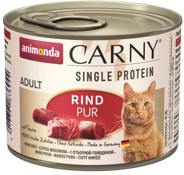 Animonda Carny Cat - Dose Adult Single Protein Rind pur 200g