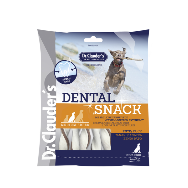 Dr. Clauder´s Dental Snack Ente - Medium Breed Beutel