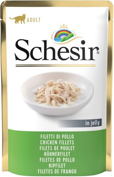 Schesir für Katzen mit Hühnerfilet 85g Frischebeutel