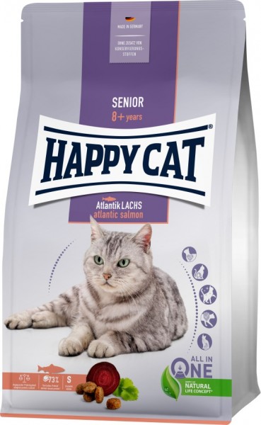 Happy Cat Senior Atlantik Lachs 4 kg