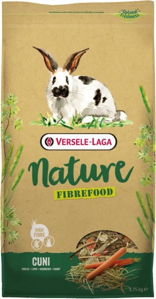 Versele-Laga Nature Fibrefood Cuni - 2,75kg Frischebeutel - Kaninchenfutter