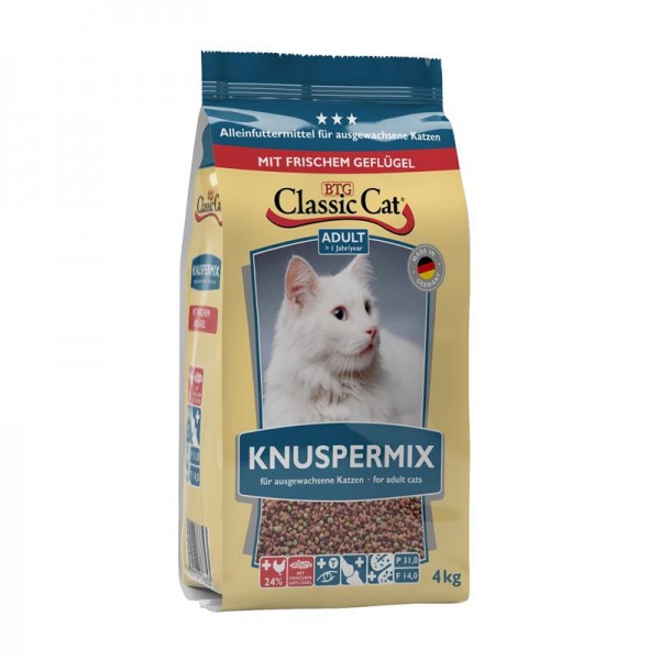 Classic Cat Trockenahrung Knuspermix 4kg