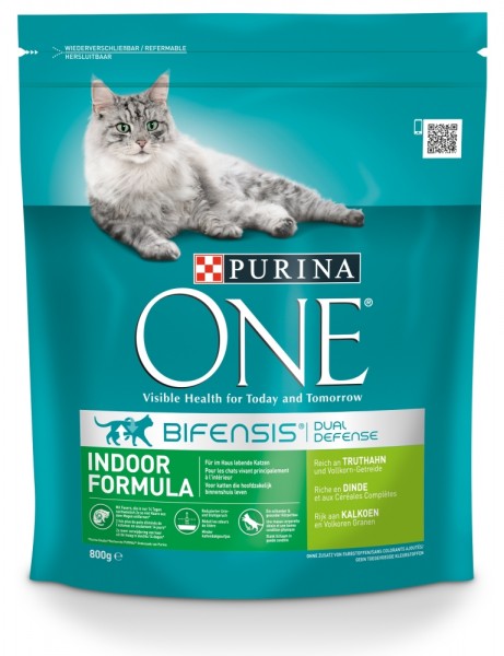 Purina ONE BIFENSIS Indoor reich an Truthahn 800g