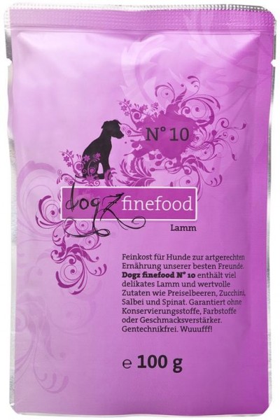 Dogz finefood Beutel No. 10 Lamm 100g