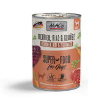 MACs DOG - Rentier, Rind & Gemüse 400g MACs DOG - Rentier, Rind & Gemüse 400g