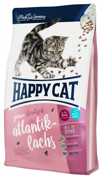Happy Cat Supreme Junior Sterilised Atlantik-Lachs 10kg