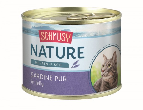 Schmusy Nature Meeres-Fisch Sardine pur 185g Dose