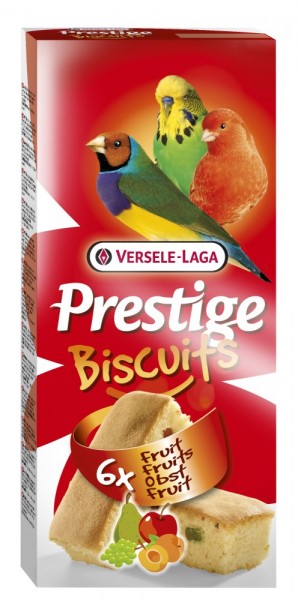 Versele-Laga Prestige Biscuits Obst - 6 Stück - 70g Karton