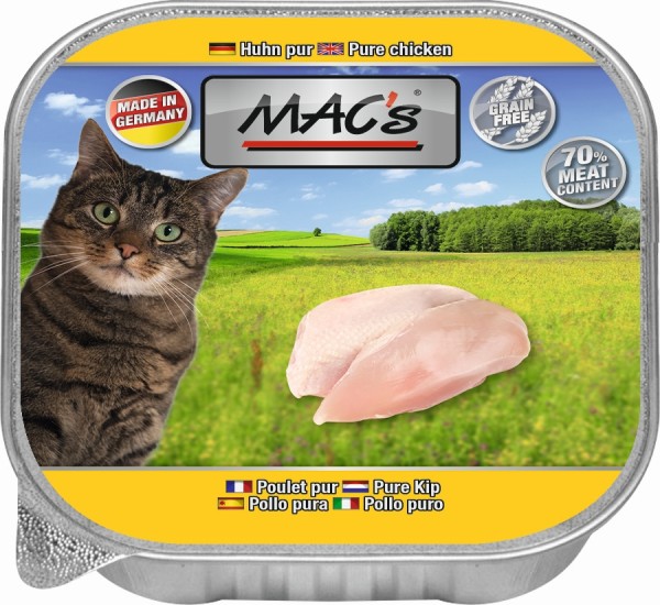 MACs Cat Huhn PUR - 100g Schale