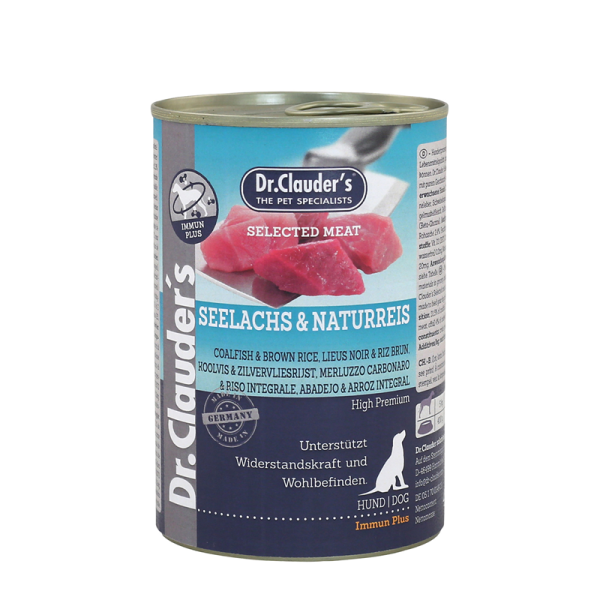 Dr. Clauder´s Sel.Meat Seelachs & Reis400g