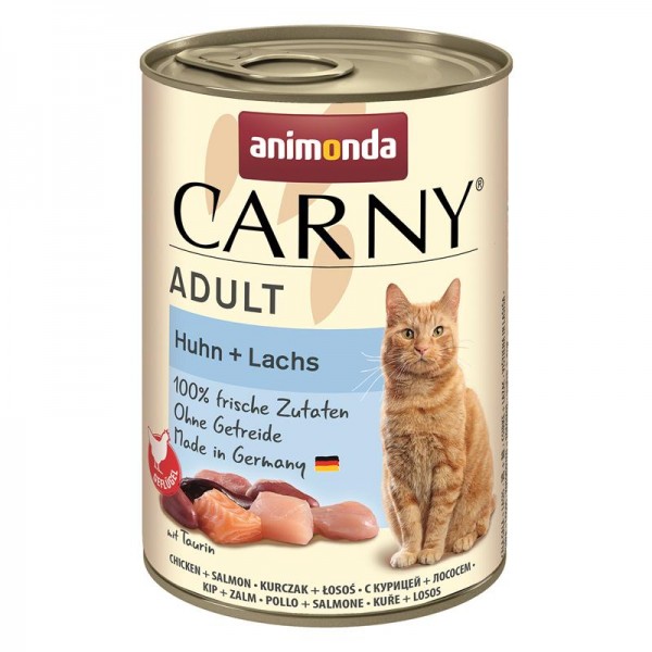 Animonda Carny Cat - Dose Adult Huhn & Lachs 400g