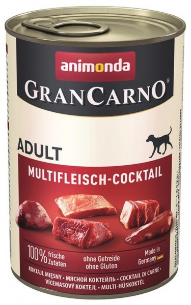 Animonda GranCarno Dog - Dose Adult Multi - Fleischcocktail 400g