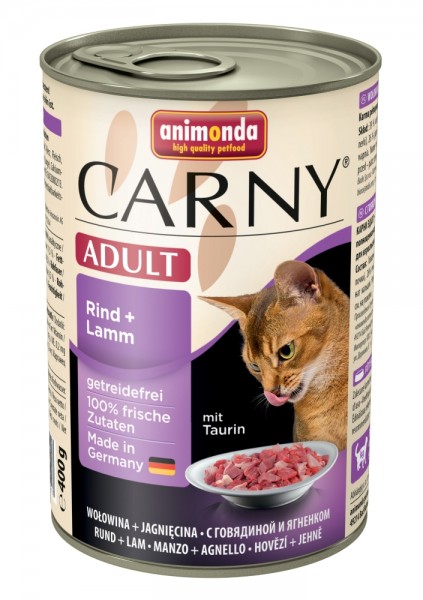 Animonda Carny Adult Rind & Lamm - 400g Dose