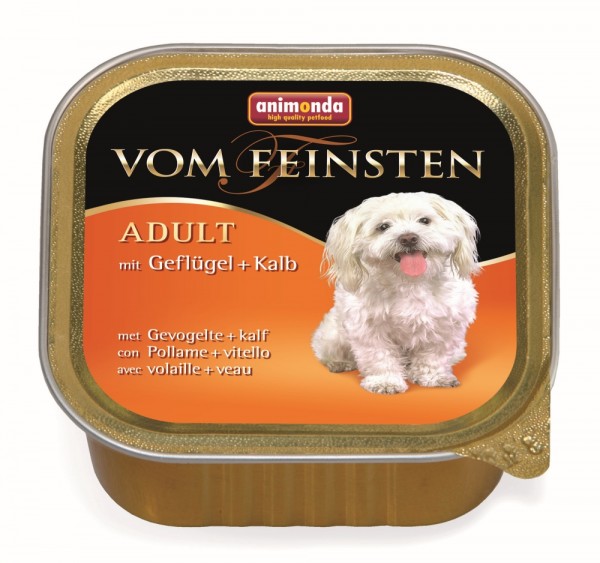 Animonda vom Feinsten Adult Geflügel & Kalb - 150g Schale