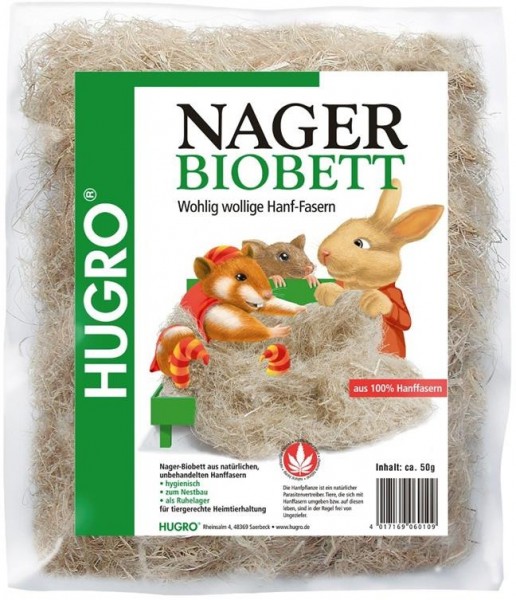 Hugro® Nager Biobett - Natürlicher Parasitenvertreiber 50g Beutel