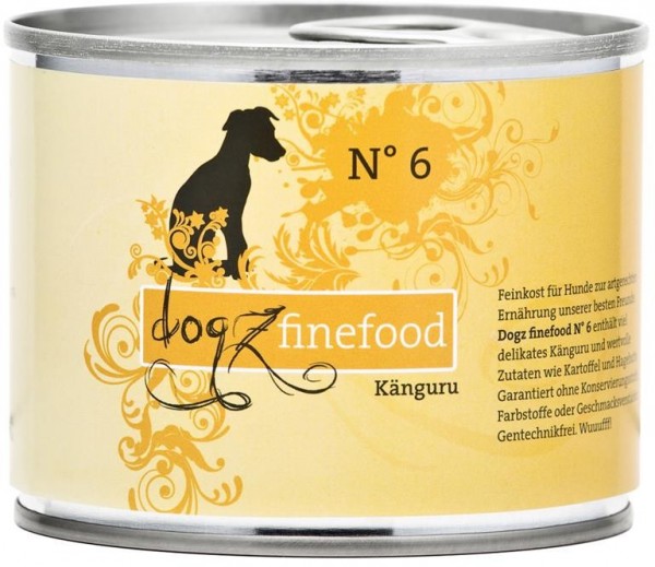 Dogz finefood Dose No. 6 Känguru 200g