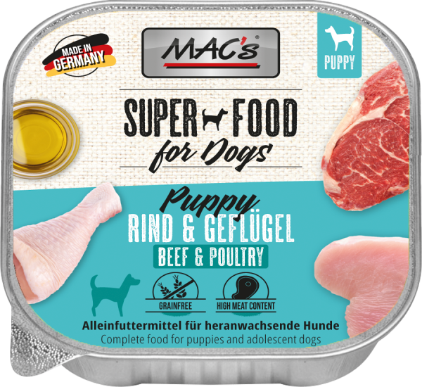 MACs DOG - Puppy Rind & Geflügel 150g