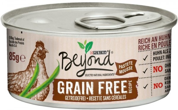 *** Beyond Cat Dose Huhn & grüne Bohnen 85g [*** AUSLAUFARTIKEL]