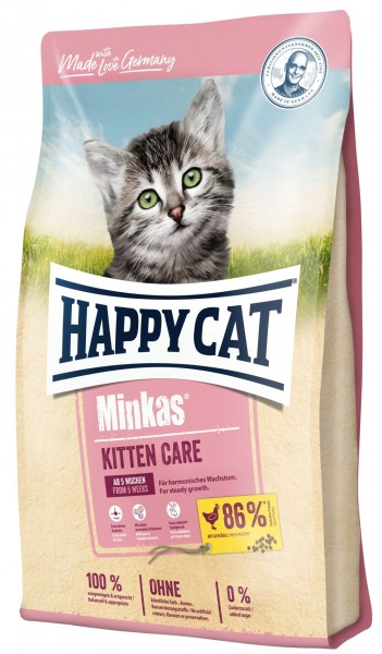 Happy Cat Minkas Kitten Care Geflügel 1,5kg