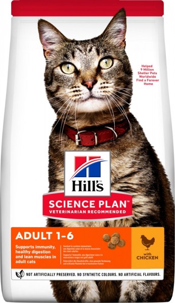 Hills Science Plan Katze Adult Huhn - 3kg Beutel